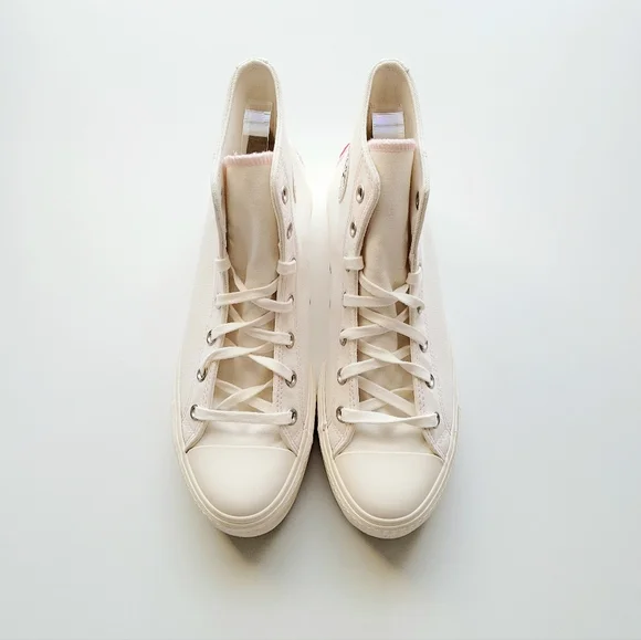 Converse CTAS Lift Hi Egret Black Pink Foam Women's 11 - Picture 3 of 7